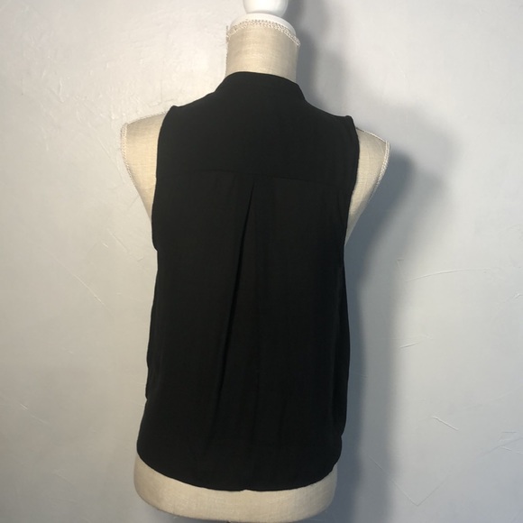 EUC Free People So Fine Faux Wrap Top in Black - Picture 6 of 8